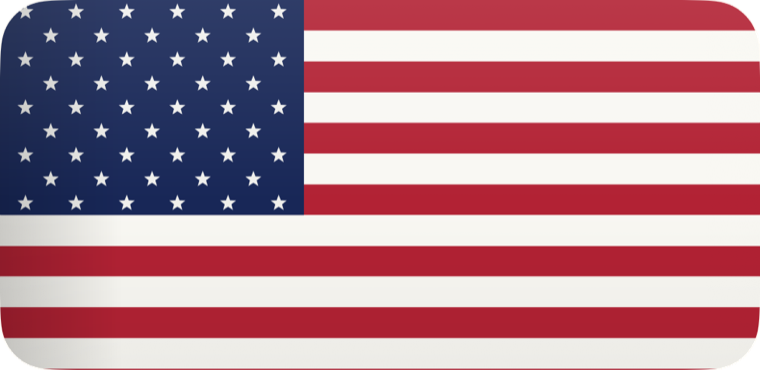 The flag widget in the Plain frame, the flag edge to edge.